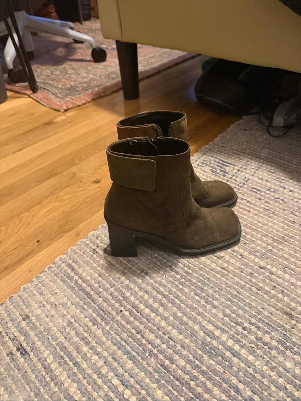 Nine West Suede Heeled Boots, size 6 1/2